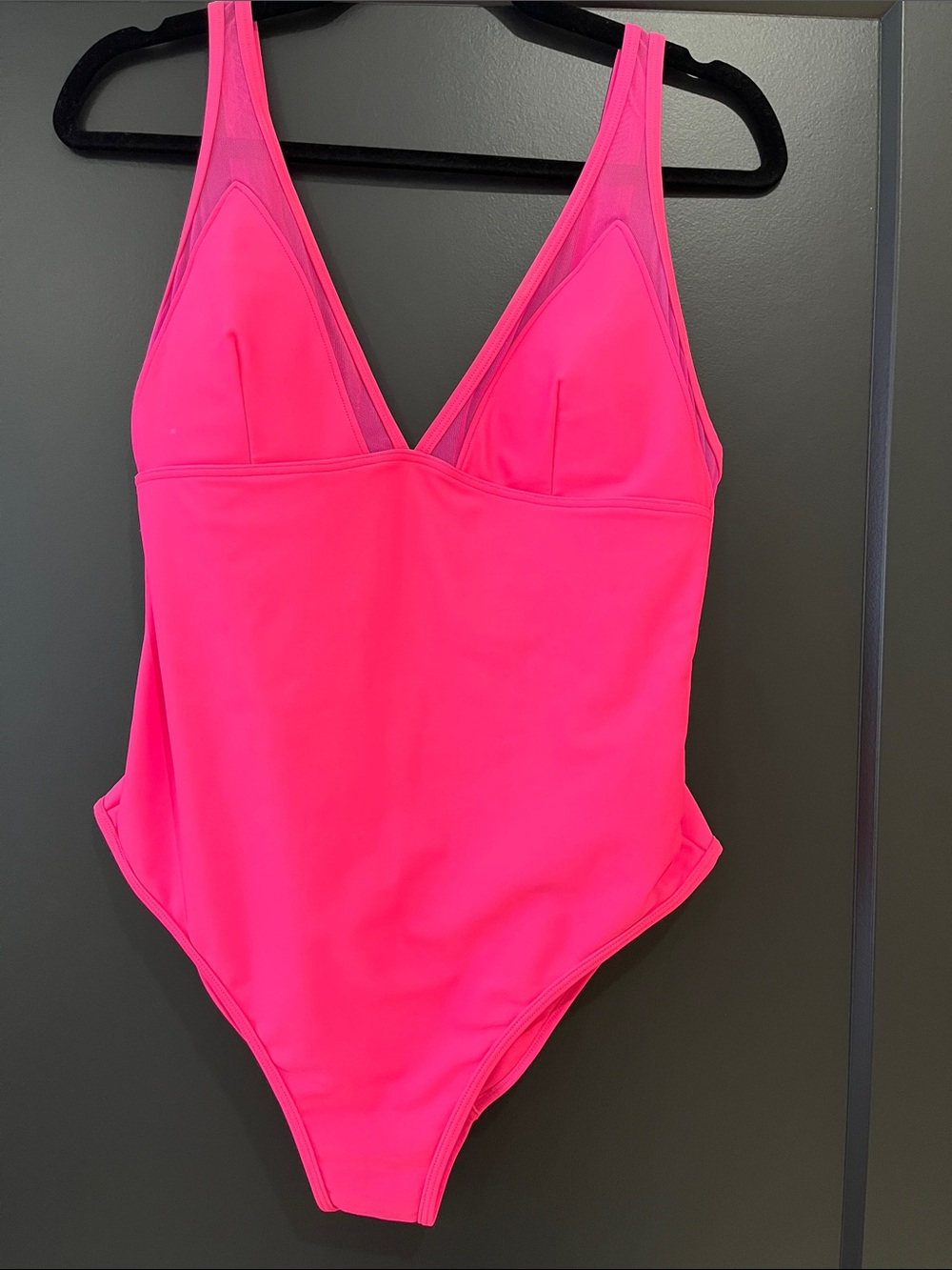 Women's Neon Pink One-Piece Swimsuit